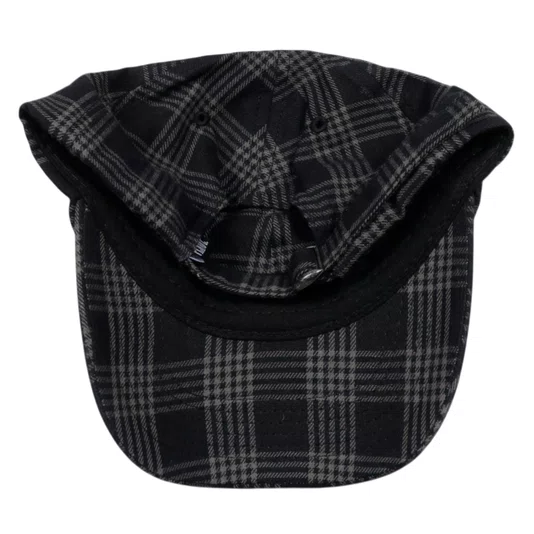 Boné Plano C. Low Dad Hat Check Cinza/Preto