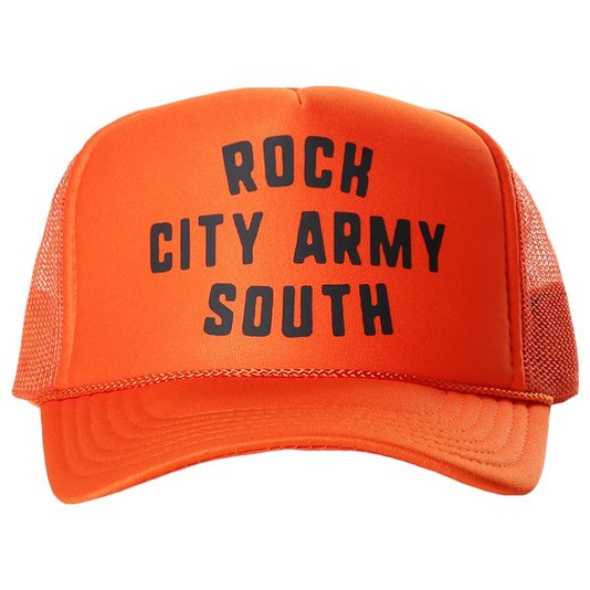 Boné Rock City Army South Otto Caps Truck  Laranja
