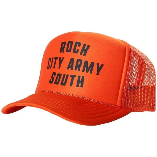 Boné Rock City Army South Otto Caps Truck  Laranja