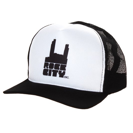 Boné Rock City Logo Tradicional Preto/Branco