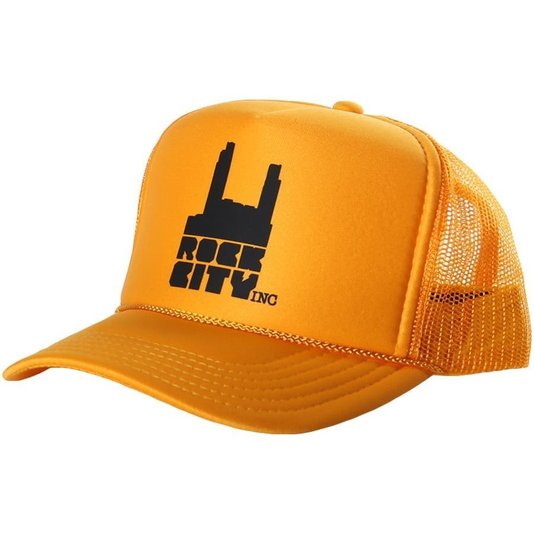 Boné Rock City Otto Caps Truck Logo Amarelo