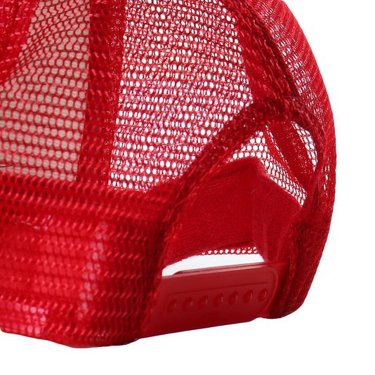Boné Rock City Skull Surf Mag Otto Caps Truck Vermelho/Branco