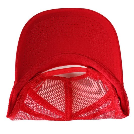 Boné Rock City Skull Surf Mag Otto Caps Truck Vermelho/Branco