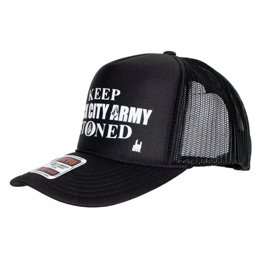 Boné Rock City X Volcom Keep Stoned Preto