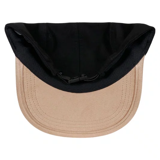 Boné Rvca Balance 5 Panels Preto/Caramelo