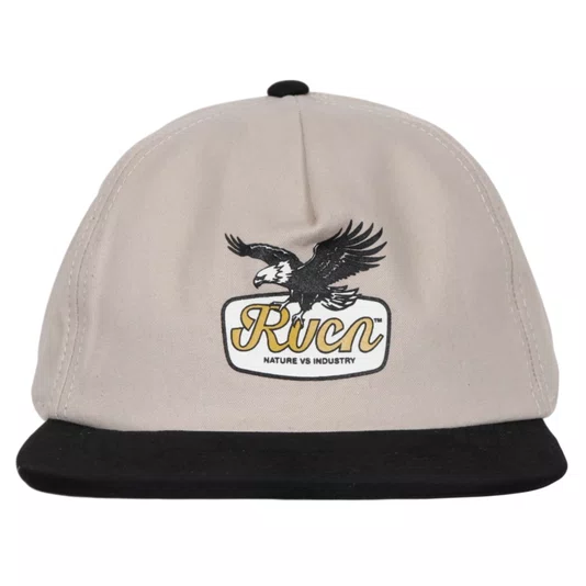 Boné Rvca Eagle VA Bege/Preto