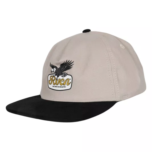 Boné Rvca Eagle VA Bege/Preto