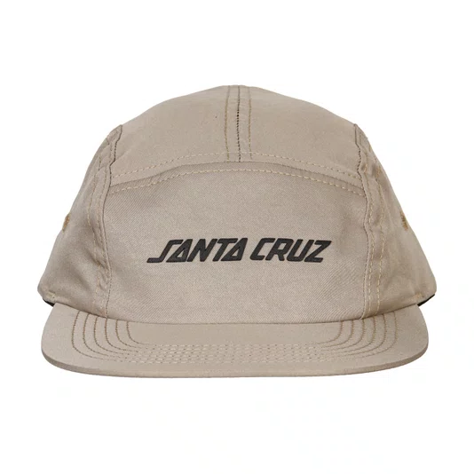 Boné Santa Cruz Five Panel Strip Bege