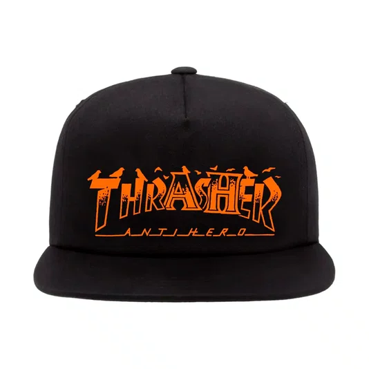 Boné Thrasher Anti Hero Snapback Pigeon Preto