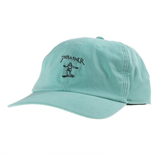 Boné Thrasher Magazine Dad Hat Gonz Old Timer Verde Claro