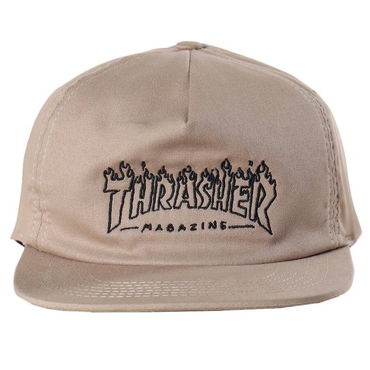 Boné Thrasher Magazine Drunk Witch Bege