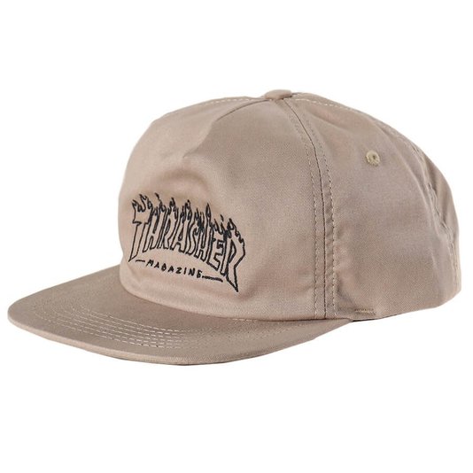 Boné Thrasher Magazine Drunk Witch Bege