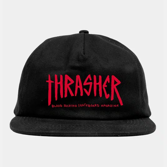 Boné Thrasher Toy Machine Snapback Scratch Preto