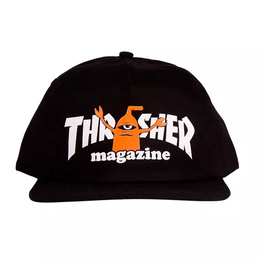 Boné Thrasher Toy Machine Snapback Sect Preto