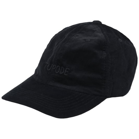 Boné Tupode Veludo Preto