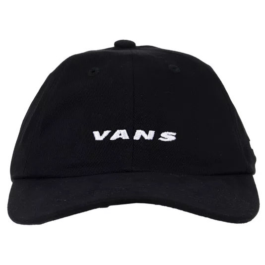 Boné Vans Check Side Curved Bill Jockey Preto
