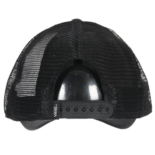 Boné Vans Classic Patch Curved Bill Trucker Preto/Branco