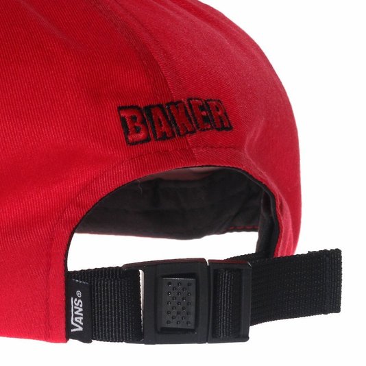Boné Vans x Baker Collab Jockey Vermelho