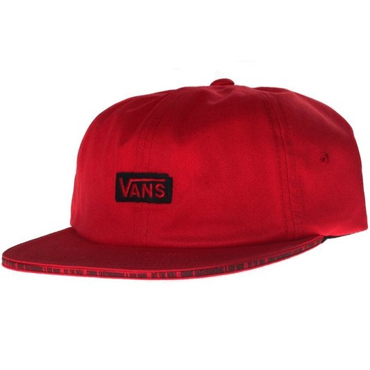 Boné Vans x Baker Collab Jockey Vermelho