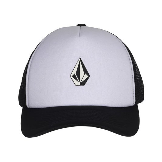 Boné Volcom Full Stone Trucker Branco/Preto