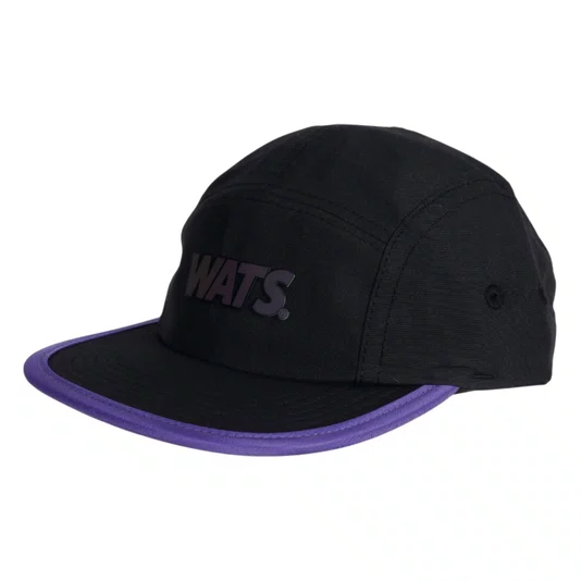 Boné Wats Five Panel Holografico Preto/Roxo