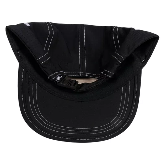 Boné Wats Five Panel Pesponto Preto