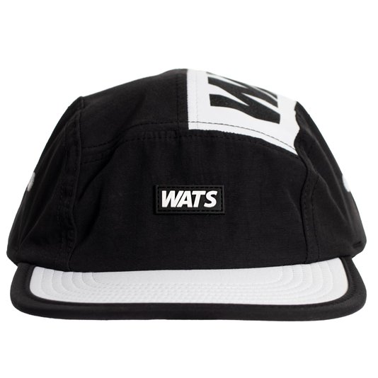 Boné Wats Silk Five Panel Preto/Branco