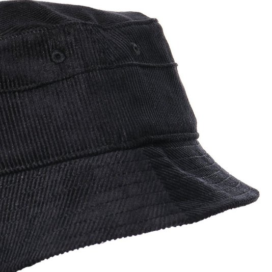 Bucket High Company Corduroy Preto
