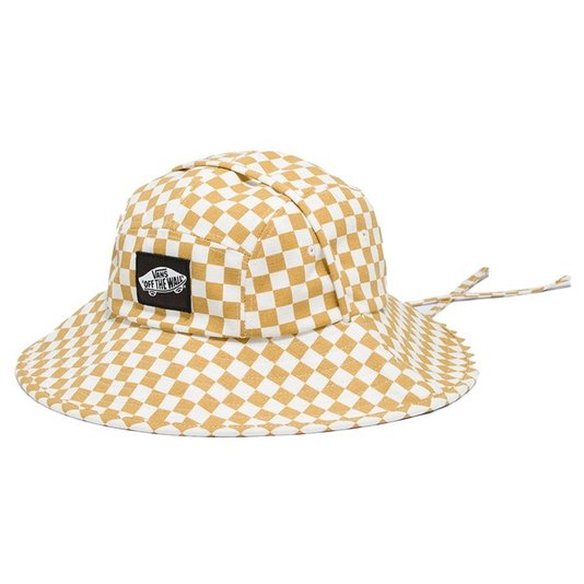 Bucket Vans Sunny Side Checkerboard Amarelo/Branco