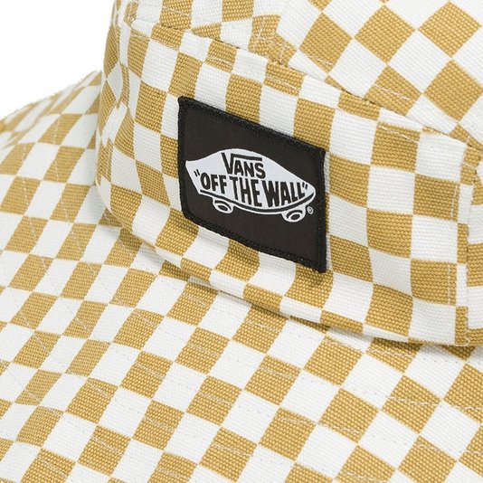 Bucket Vans Sunny Side Checkerboard Amarelo/Branco