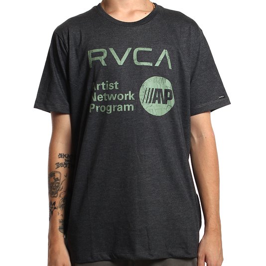 Camiseta RVCA Alsweiler Mescla Escuro