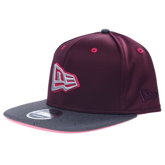 Boné New Era Oreo Bordo/Cinza/Rosa