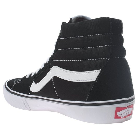 Tênis Vans Sk8-Hi Pro Preto/Branco