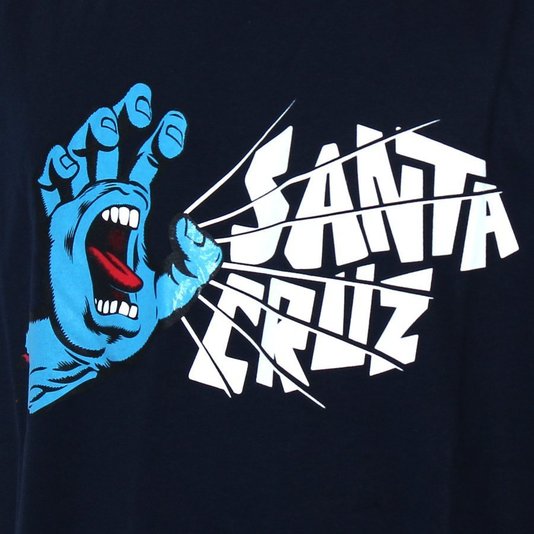 Camiseta Santa Cruz Scream Azul Marinho