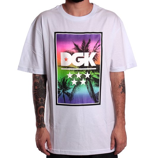 Camiseta DGK Fade Branco