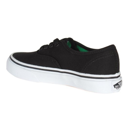Tenis Vans Authentic Infantil Preto/Verde