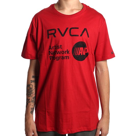 Camiseta RVCA Alsweiler Vermelho