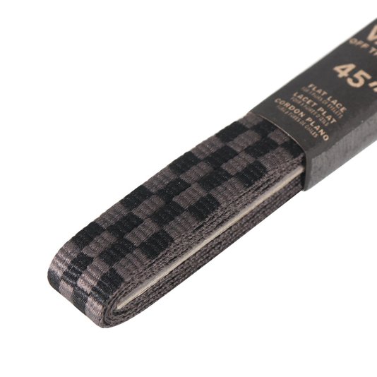 Cadarço Vans 45" Flate Lace Preto/Cinza