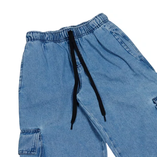 Calça Aston Cargo Infantil Jeans