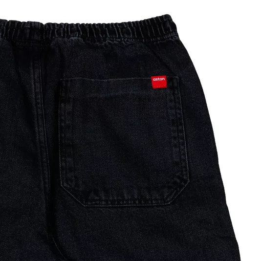 Calça Aston Cargo Preto Estonado