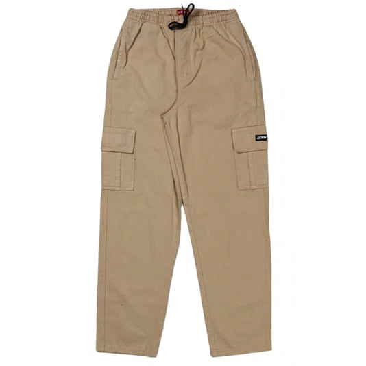 Calça Aston Cargo Sarja Caqui
