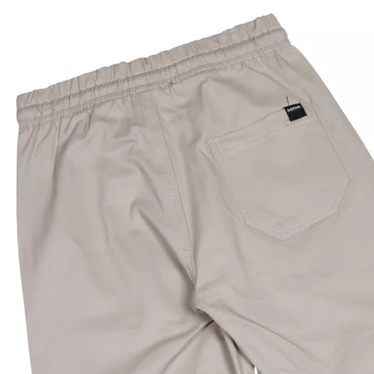 Calça Aston Cargo Sarja Juvenil Bege