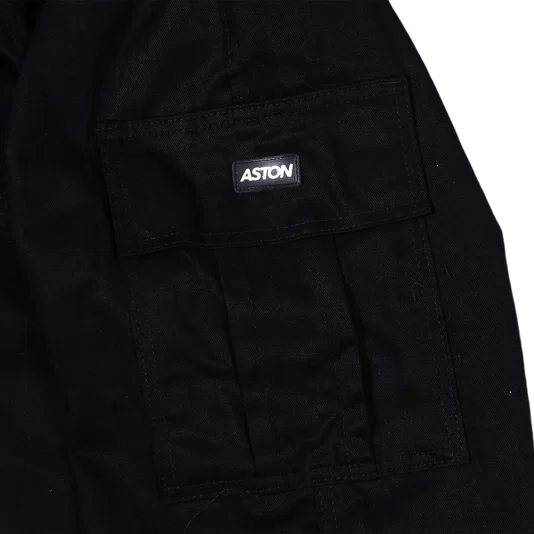 Calça Aston Cargo Sarja Preto 