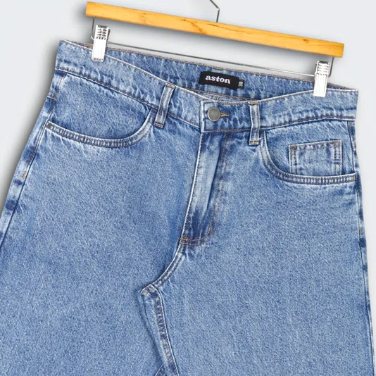 Calça Aston Jeans Tradicional Azul