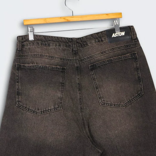 Calça Aston Jeans Tradicional Preto