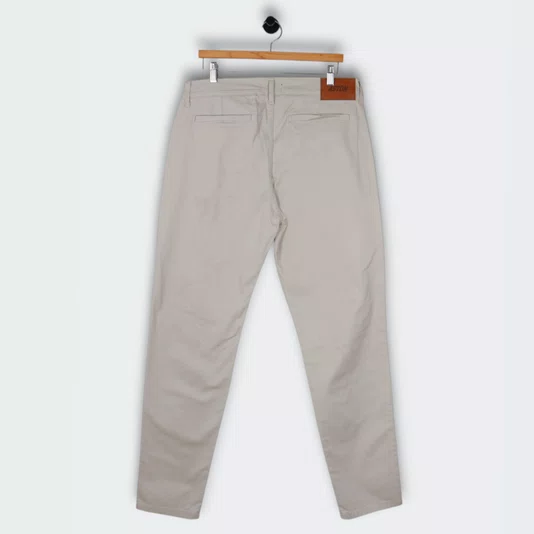 Calça Aston Sarja Tradicional Caqui