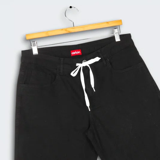 Calça Aston Sarja Tradicional Preto