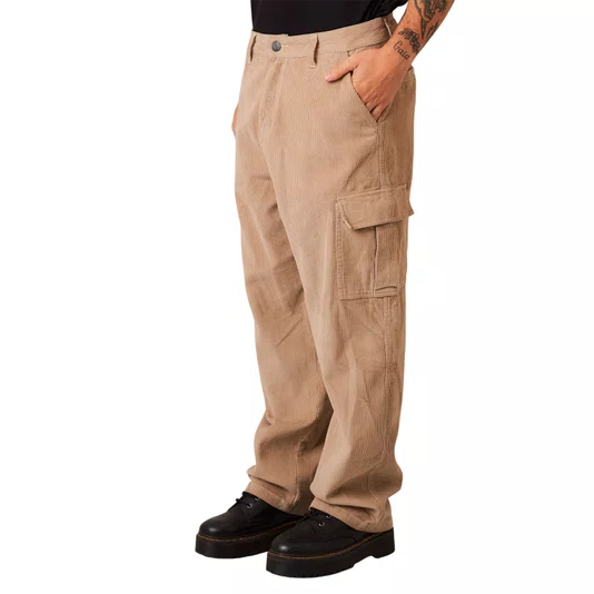 Calça Blunt Baggy Cargo Ultra Areia