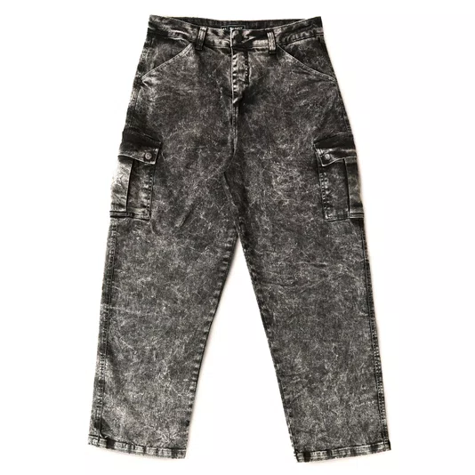 Calça Blunt Cationizada Rust Sarja Preto Estonado