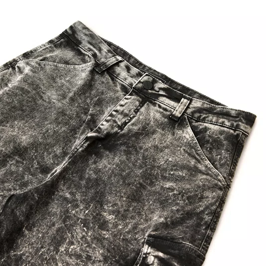 Calça Blunt Cationizada Rust Sarja Preto Estonado